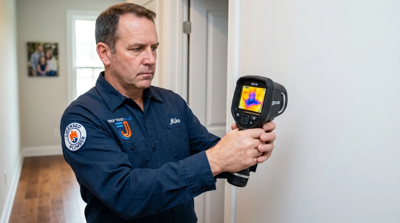Thermal imaging leak detection by Johns Plumbing LLC in Bremerton